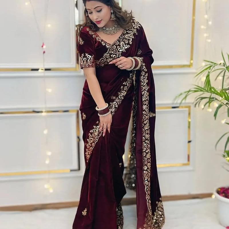 Designer Sequins & Jari Thread Embroidery Work on Body with Elegant Border and Intricate Cutwork Detailing – Perfect for Festive, Wedding Ethnic Outfits